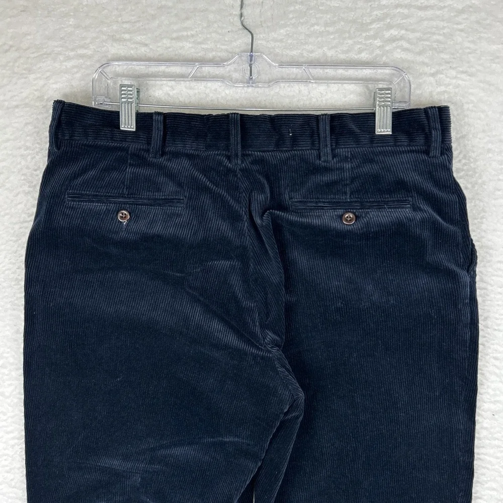 90s Vintage Polo Ralph Lauren Corduroy Pants Men's 35x30 Royal Blue